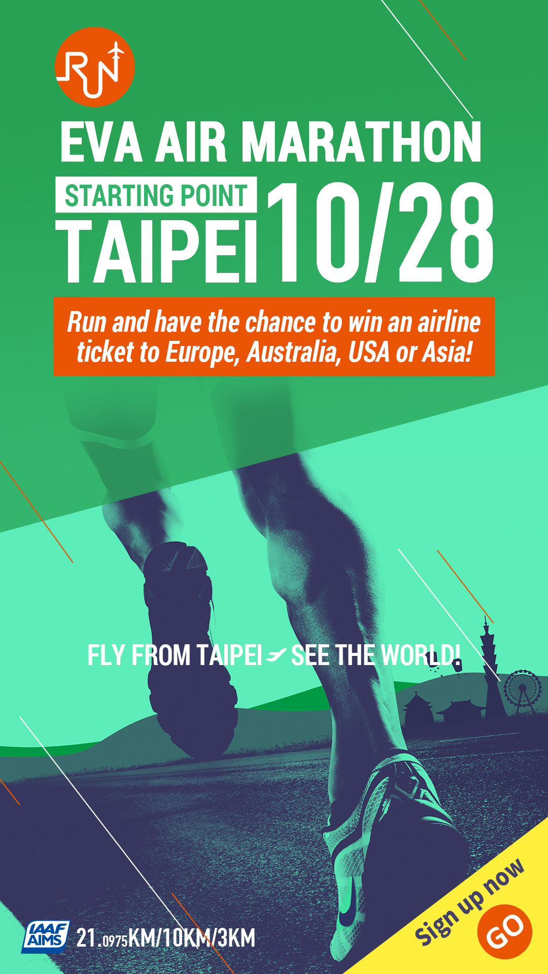 EVA Air to Sponsor Half Marathon in Taipei NOW TRAVEL ASIA