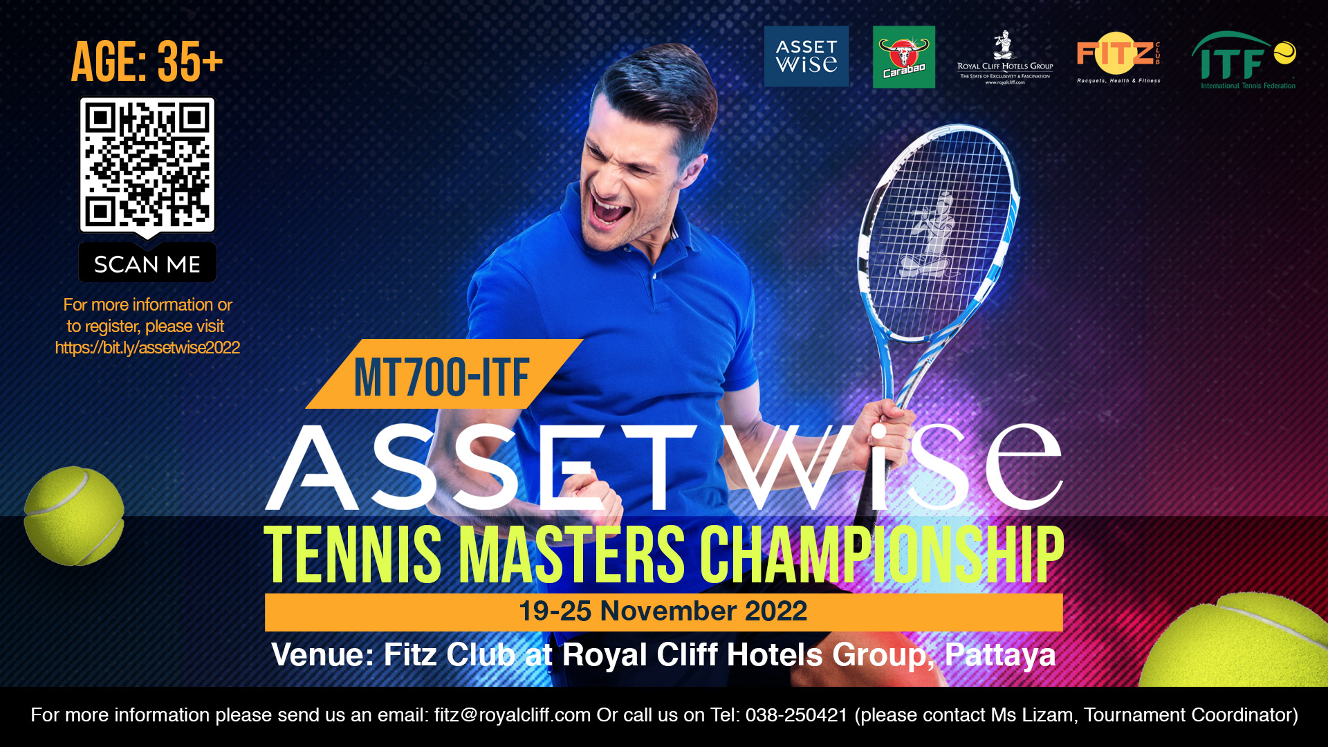 The Biggest Tournament is coming to Pattaya – AssetWise Tennis Masters Championship (ITF-700)