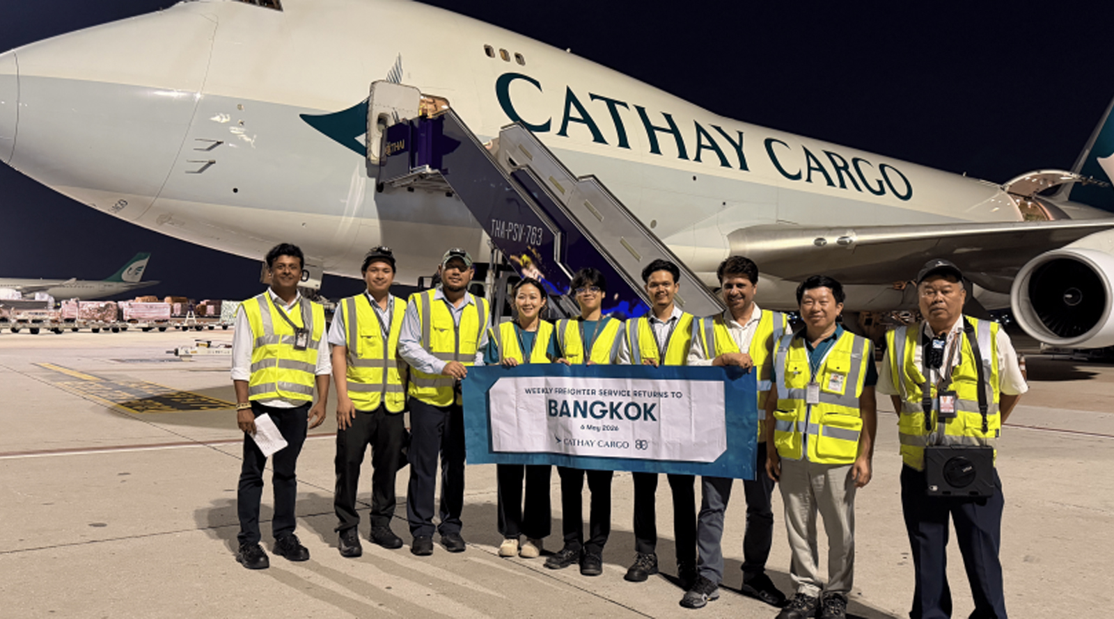 Cathay Cargo launches weekly freighter service to Bangkok
