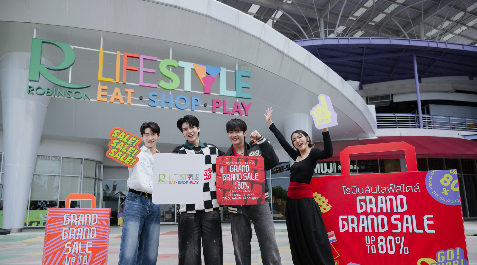Robinson Lifestyle Launches “Grand Grand Sale” with Up to 80% Off and 2M Baht in Prizes