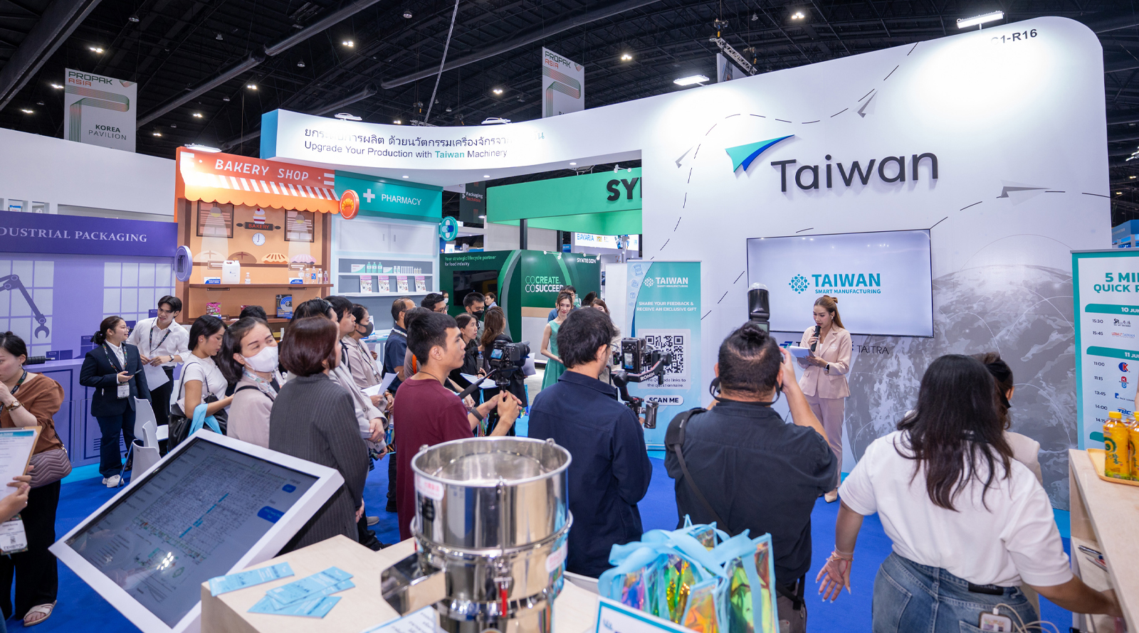 Taiwan Pavilion Showcases Next-Generation Smart Manufacturing Solutions at PROPAK ASIA 2026