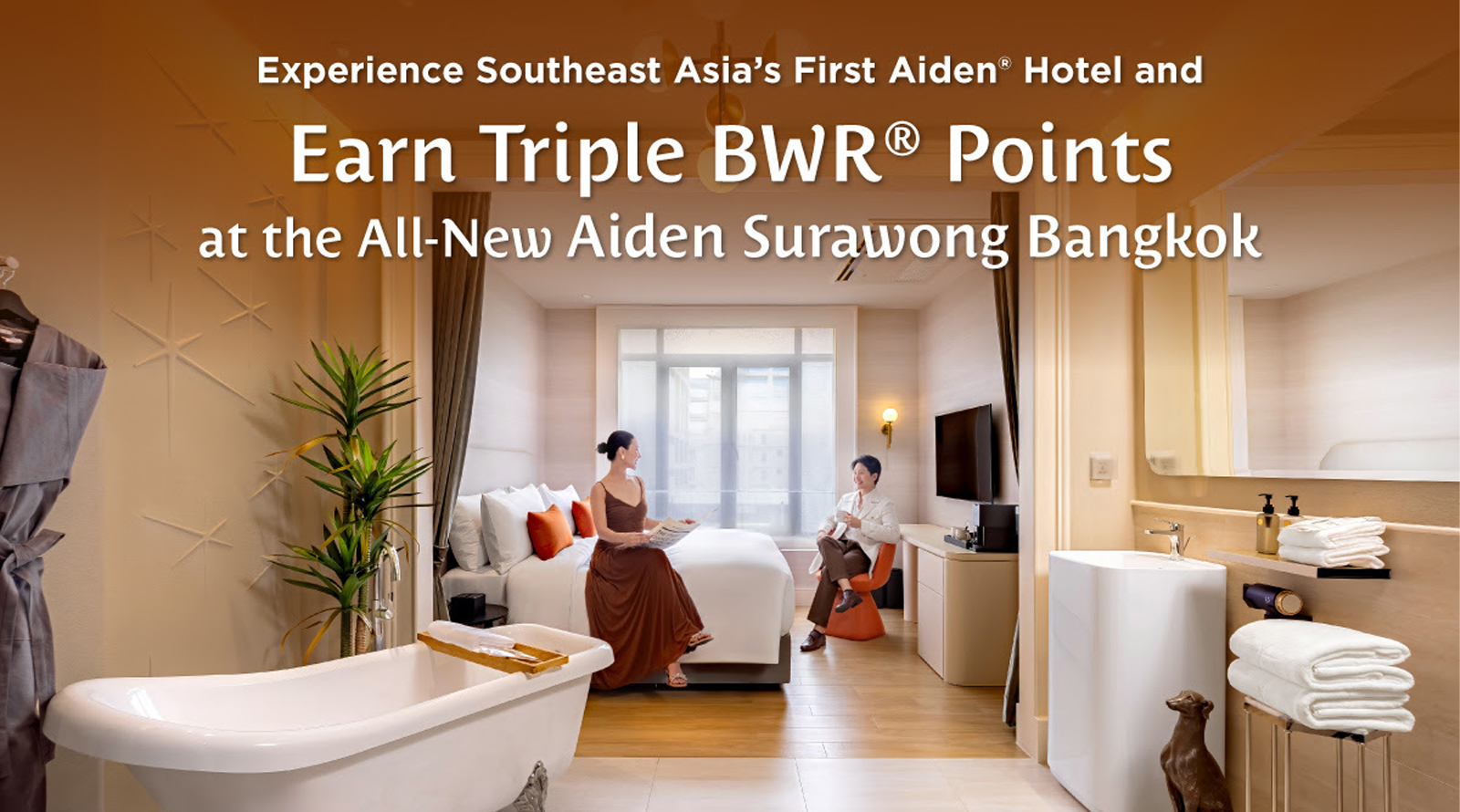 Experience Bangkok’s Newest Lifestyle Stay and Earn Triple BWR® Points