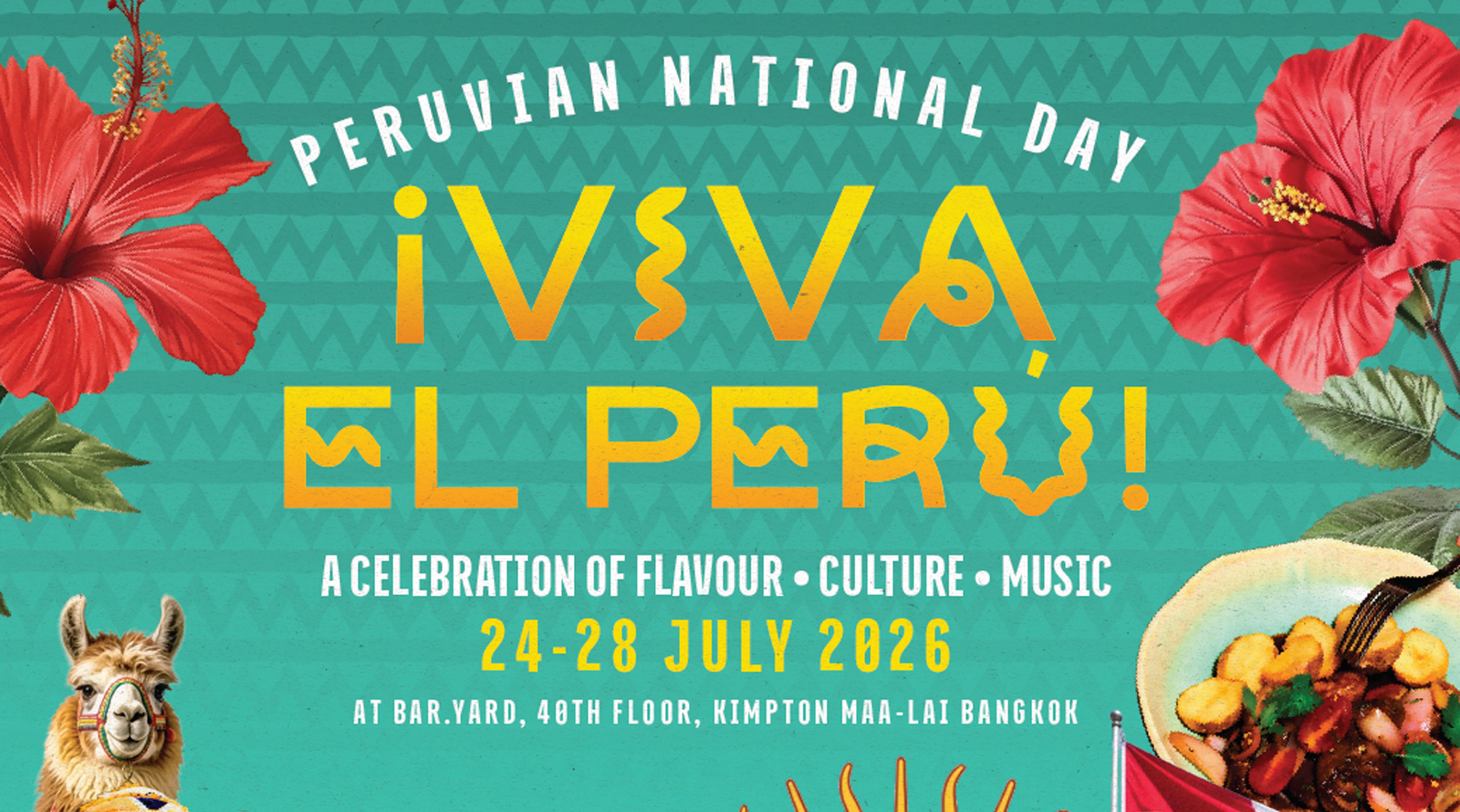 Bar.Yard Celebrates Peruvian National Day With Five Days Of Food, Pisco And Live Music