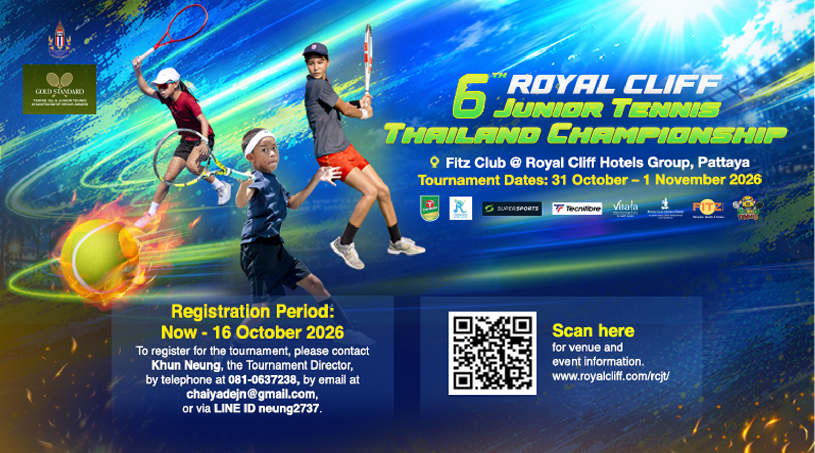 The 6th Royal Cliff Junior Tennis Thailand Championship Serves Up an Exciting Weekend for Young Players