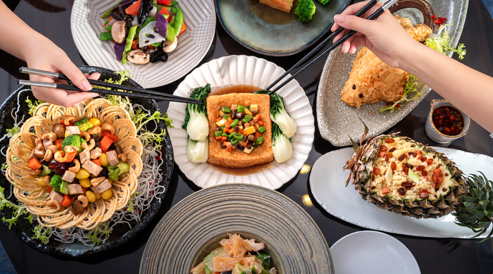 Flavours of the Vegetarian Season  At Wah Lok Cantonese Restaurant
