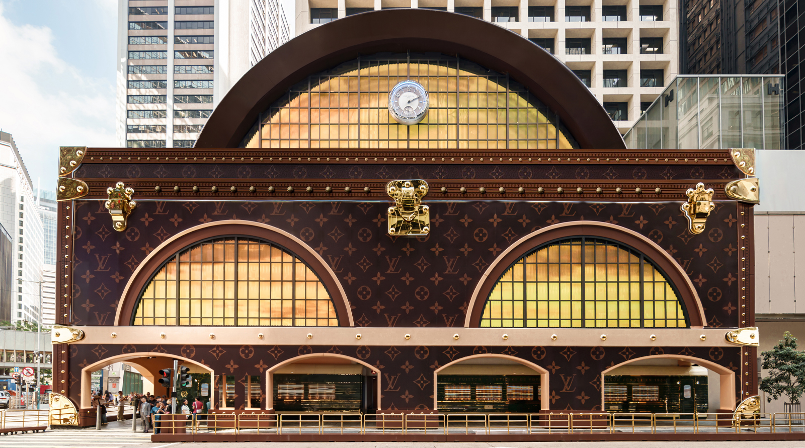Louis Vuitton’s Art of Travel pulls into the station at Louis Vuitton Central Station – the Landmark pop-up in Hong Kong