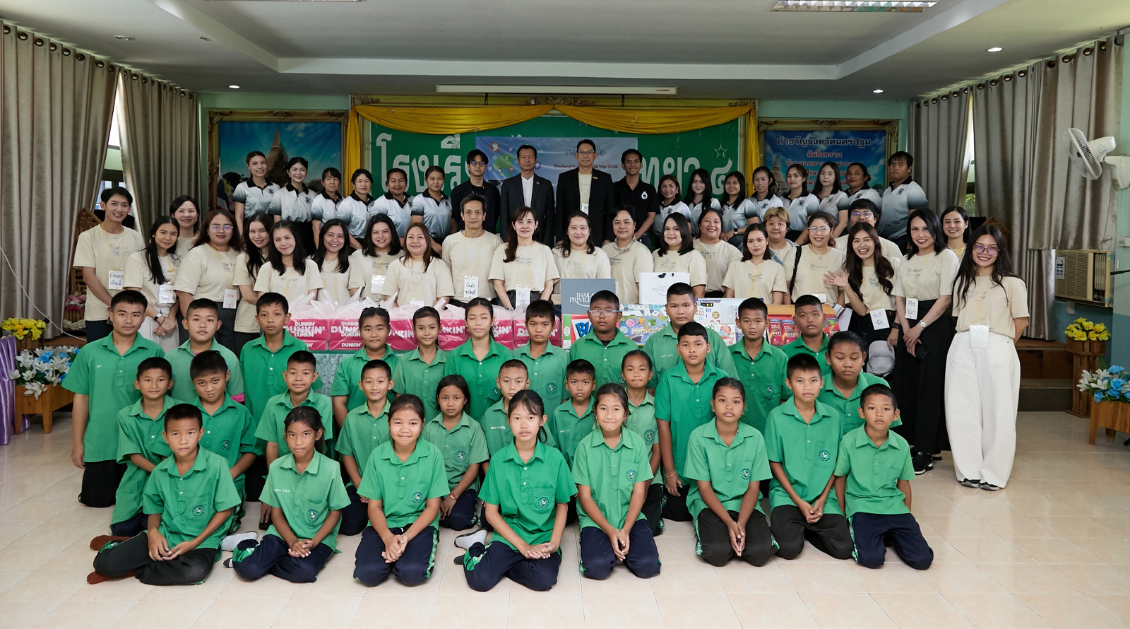 Thailand Privilege Moves Forward with Its “Better Future” Community Initiative, Bringing English Lessons, IT Equipment, and Educational Materials to Students  at Thairath Wittaya 4 School in Nakhon Pathom